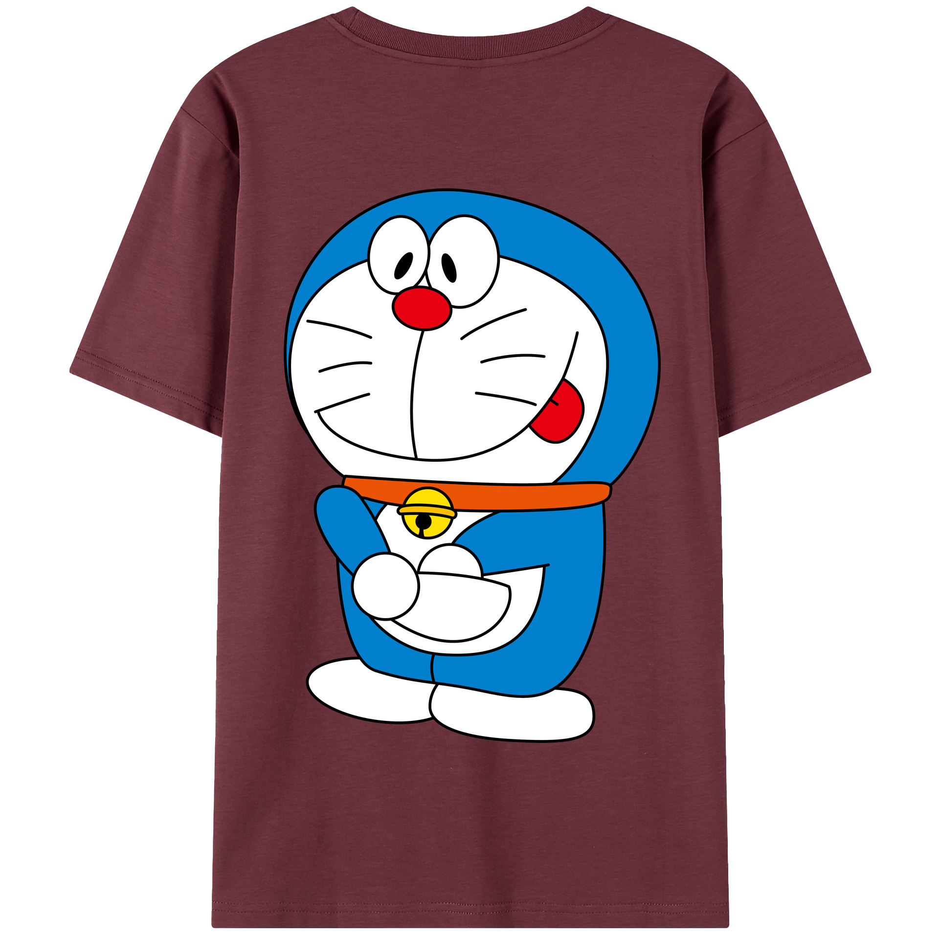 （画像用） ドラえもん Doraemon 綿100％半袖Tシャツ（背面プリント）